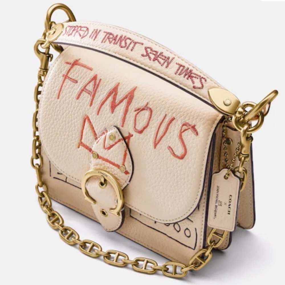 Coach x Basquiat Crossbody Shoulder Bag 6892 - Limited Edition Pebble Leather